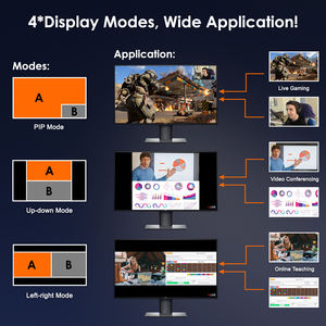 Cartes de capture vidéo double HDR USB 3.0 pour streaming OBS, enregistrement de jeux en direct, mélangeur, commutateur vers convertisseur USB - Product Image 3