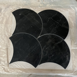 Mosaico de Mármol Natural Crema <span class=keywords><strong>Bello</strong></span>, Mosaico de Piedra Caliza Blanca para Baño, Cocina, Paredes y Pisos - Product Image 1