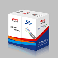 Faible QUANTITÉ MINIMALE DE COMMANDE Réseau Câble plénum câble 100 mètre prix 8 paire sftp cat5e câble