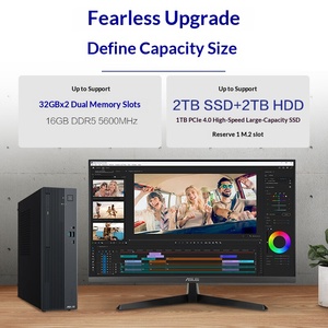 คอมพิวเตอร์ตั้งโต๊ะ ASUS P500SV SFF, ซีพียู Core5-210H, แรม DDR5,  SSD, คอมพิวเตอร์ประสิทธิภาพสูงสำหรับธุรกิจ, สำนักงาน และการเรียนรู้ในบ้านทุกวัน - Product Image 5