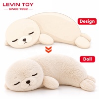 Peluche personnalisée en forme de phoque, jouet en peluche doux, coussin animal en peluche, fabrication sur mesure pour enfants, cadeau