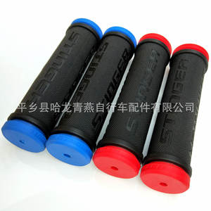 Puños para Manillar de Bicicleta Stinger de 120 mm, de Goma Suave TPR, Antideslizantes, de Dos Tonos, para Bicicleta de Montaña - Product Image 5