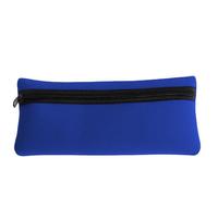 Trousse à crayons et sac de papeterie en néoprène noir, dessiné à la main, lavable et zippé, pour enfants de l'école primaire et de la maternelle