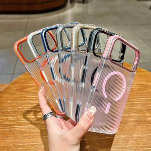 เคสโทรศัพท์แบบแม่เหล็กสำหรับ iPhone 18ProMax 18 Fold 17 16 15 14 13 Air Plus Pro Max  อะคริลิกฝ้ากันลื่น - Product Image 4