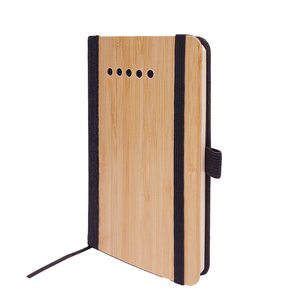 Mini Libreta <span class=keywords><strong>N908</strong></span>, Libreta Ecológica, Libreta Respetuosa con el Medio Ambiente, Papel FSC con Cubierta de Bambú - Product Image 1