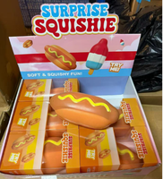 Jouet géant en TPR souple et compressible en forme de hot-dog, jouet anti-stress pour soulager l'anxiété, pour filles, garçons, adolescents et adultes