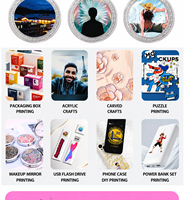 Imprimante UV intelligente AI A5 avec tête XP600, machine d'impression en libre-service par lecture de codes QR pour coques de téléphone personnalisées, badges en acrylique et autocollants métalliques