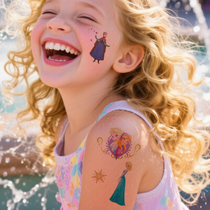 <span class=keywords><strong>Disney</strong></span> Frozen <span class=keywords><strong>tatoo</strong></span> Stickers per feste e attività all'aria aperta, Elsa Anna personaggio dei cartoni animati Skin Art decalcomanie di lunga durata - Product Image 3
