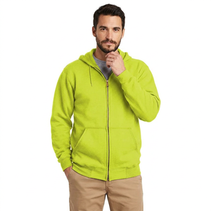 Sudadera con Capucha para Hombre 100% Algodón, Transpirable, Ligera, Mangas Completas, Impresión de Logotipo Personalizada, Ropa Urbana para Invierno - Product Image 1