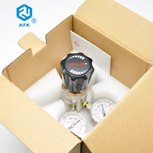 4500 PSI Regulador De Pressão De Gás De Alto Fluxo Com Calibre para Nitrogênio Hélio Oxigênio Argônio Co2 Hidrogênio Ar Acetileno Propano - Product Image 2