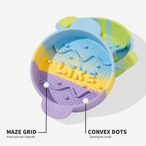Comedero Lento de Silicona Ecológico para Perros y Gatos, Anti-Asfixia, Tapete Interactivo 3D para Lamer, Previene la Hinchazón, Antideslizante, Apto para Lavavajillas - Product Image 3