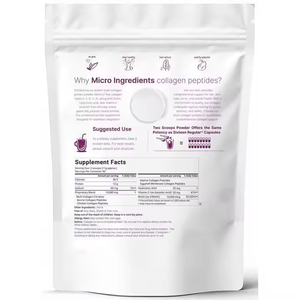 Suministro de fabricación, bebida en polvo de péptido multicolágeno de 907G en suplemento a granel, biotina contiene, vitamina <span class=keywords><strong>C</strong></span>, ácido hialurónico - Product Image 2