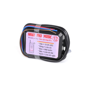 CNSPEED Nhay Pro Music 12V DC โมดูลสัญญาณเตือนภัยรถยนต์ 12 เสียง สำหรับใช้กับยานพาหนะ - Product Image 1