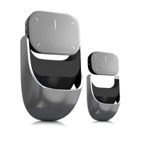 Souris d'ordinateur sans fil rechargeable tout-en-un BT, souris laser détachable, pavé tactile AI, étanche, pour le jeu, l'enregistrement, ChatGPT
