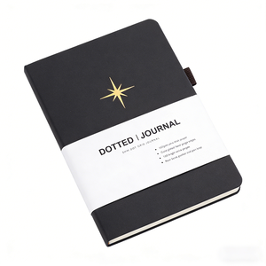 Carnet de notes en similicuir de qualité supérieure en gros - Bordure dorée personnalisée avec feuille d'or, élégant carnet d'écriture pour le bureau et les cadeaux - Product Image 4