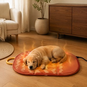 Couverture chauffante électrique pour animaux de compagnie ZT avec protection contre la surchauffe, imperméable, température réglable, coussin chauffant pour animaux de compagnie, lit chauffant pour chats et chiens - Product Image 1