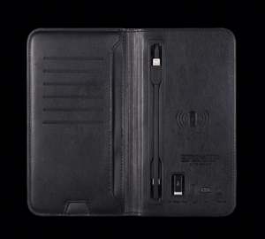 Cartera de Cuero de Lujo para Tarjetas de Visita, con Carga Inalámbrica, Portátil, para Eventos y Fiestas, Precio Económico, Venta al Por Mayor - Product Image 1