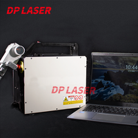 Machine de nettoyage au laser à fibre pulsée portable mini 50W 100W avec source laser Raycus