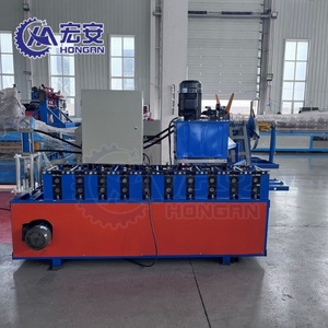 เครื่องขึ้นรูปแผ่นโลหะแบบม้วนควบคุมด้วย PLC อัตโนมัติ พร้อมเกียร์บ็อกซ์และปั๊มสำหรับทำแผ่นหลังคาและผนัง - Product Image 5