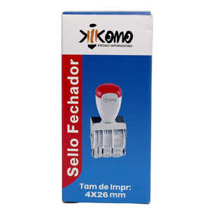 Sello de Fecha para Oficina, Autoentintable, con Rodillo y Sello Flash, de Goma, Plástico y Espuma, con Tinta Transparente - Product Image 1