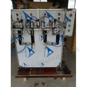 Macchina riempitrice idraulica a 4 teste per controllo computerizzato autofluido per riempimento quantitativo attrezzatura per inscatolamento a pressione di pasta semiautomatica - Product Image 5