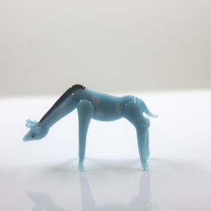 キリン置物環境にやさしい光沢のあるシックなガラス福祉ギフト用の新しいスタイルのクラフト装飾 - Product Image 4