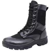 Bottes tactiques légères en gros d'usine pour hommes femmes chaussures d'escalade en maille respirante avec tige en cuir pour l'entraînement au travail