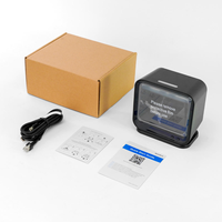 Lector de Códigos QR de Alta Velocidad NETUM DP9280, Escáner de Códigos de Barras Omnidireccional 2D de Escritorio para Farmacias