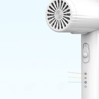 Sèche-cheveux intelligent moderne pour animaux de compagnie, brosse de toilettage en plastique rechargeable avec réglages chaud/froid, indicateurs LED, stérilisation