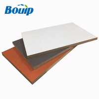 Panneau de fibres de densité moyenne blanc de panneau de MDF de mélamine brillante de 4x8/6x9 pieds pour des meubles