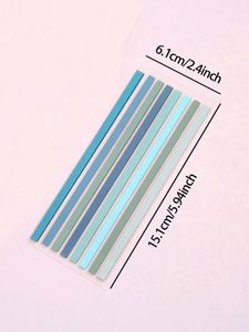 160 ชิ้น สติกเกอร์โน้ตสีมอรันดีแบบละเอียดพิเศษ  แบบมีกาวในตัว  วัสดุ PET สำหรับทำเครื่องหมาย  1 แผ่น ใช้ซ้ำได้หลายครั้ง - Product Image 3