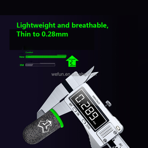 Fundas para Dedos para Gaming Móvil <span class=keywords><strong>Pubg</strong></span> y Free Fire, Manguitos Táctiles de Fibra de Plata, Conjuntos Antideslizantes y Antitranspirantes - Product Image 2