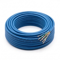 Kabel LAN Jaringan U/UTP CAT5E 4*2*0.51 CMP PVC Jacket Tembaga Murni Kabel Ethernet Tanpa Pelindung 305m/roll Kabel Komunikasi