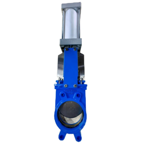 Válvula de cuchilla neumática de hierro dúctil estándar ANSI 125LB/150LB - Product Image 4