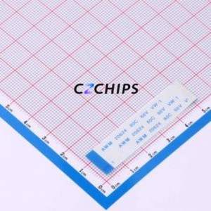 FFC-0.5-22P-50mm-B FFC Cable (Flexible Flat Cable) P=0.5mm Connector 22P 0.5mm 0.3mm Reverse - Product Image 1