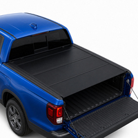 Couverture de benne rigide à profil bas en alliage d'aluminium pour Honda Ridgeline 4,5 pieds et Ford Ranger F-150 250 350 – Accessoires pour camionnettes
