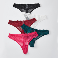 Celana Dalam Wanita Grosir Polos Berwarna Cepat Kering Desain Renda Berongga, Thongs Bernapas, Pakaian Dalam Wanita, Lingerie Wanita