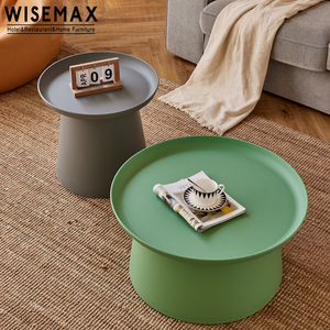 WISEMAX FURNITURE <span class=keywords><strong>Table</strong></span> <span class=keywords><strong>basse</strong></span> ronde moderne bon marché pour le salon Tables basses combinées Tables d'appoint simples - Product Image 2