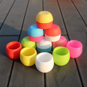 Small <b>Plastic</b> Flower <b>Pots</b> For Succulents Multiple Colors Desktop Office Home Gardening <b>Planters</b> Breathable Corrosion Resistant - Product Image 1