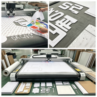 Stickerposterplotter snijplotter CNC oscillerende messen snijmachine reclame print snijmachine voor flexibel materiaal