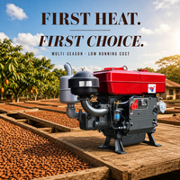 Moteur diesel refroidi par eau ZS1115 20HP Euro 2, 4 temps, monocylindre, démarrage électrique pour 12KW 15KW 20KW