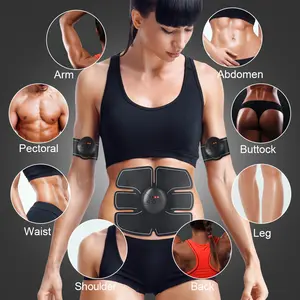Ceinture de massage électrique pour abdominaux, appareil de stimulation musculaire ems abs, ceinture électronique, 6 paquets