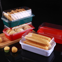 Boîte d'emballage de pâtisserie personnalisée Boîte blister Boîte d'emballage jetable en plastique pour la cuisson de gâteaux