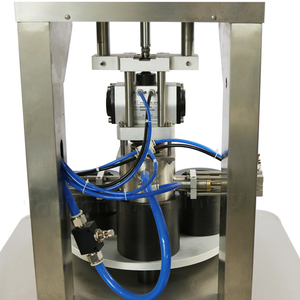 BZX-65-4 अर्ध स्वचालित वायवीय समाहर्ता मोड़ बंद ग्लास जार बोतल कैप वैक्यूम कैपिंग मशीन - Product Image 6