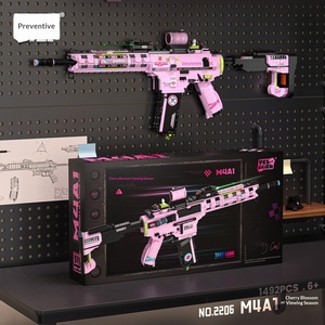 Venta al por mayor y Dropshipping] Rifle Fantasma de la Noche Oscura, Bloques de Construcción de Plástico, Juguete Educativo de Ensamblaje para Niños, Animales y Naturaleza - Product Image 6