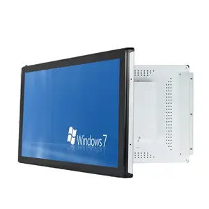 15.6 ''Công Nghiệp Tất cả trong một máy tính IP65 không thấm nước Bảng điều khiển công nghiệp PC 10 điểm điện dung VGA Bảng điều khiển công nghiệp PC