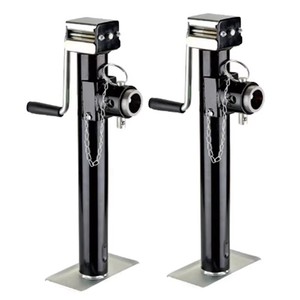 Support de remorque à jambe articulée de 5000 lb avec fixation latérale pivotante pour remorque - Product Image 1