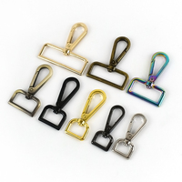 TENGZHANF2-10 Mousqueton pivotant 16-50mm pour carabine, crochet de sécurité, anneau porte-clés, quincaillerie en alliage, boucle de sac, accessoires pour sacs à main