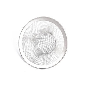 Nueva Pantalla de filtro de fregadero de acero inoxidable, suministros de <span class=keywords><strong>cocina</strong></span>, embudo de escoria metálica, salida de drenaje, drenaje de piso antiobstrucción - Product Image 2