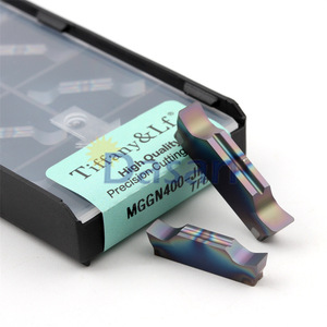 Tiffany Lf MGGN400 Jm Grooving Inserts Carbide Precision Cutting For <b>Lathe</b> <b>Tools</b> - Product Image 1